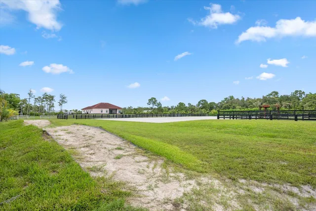a view of an outdoor space with seating