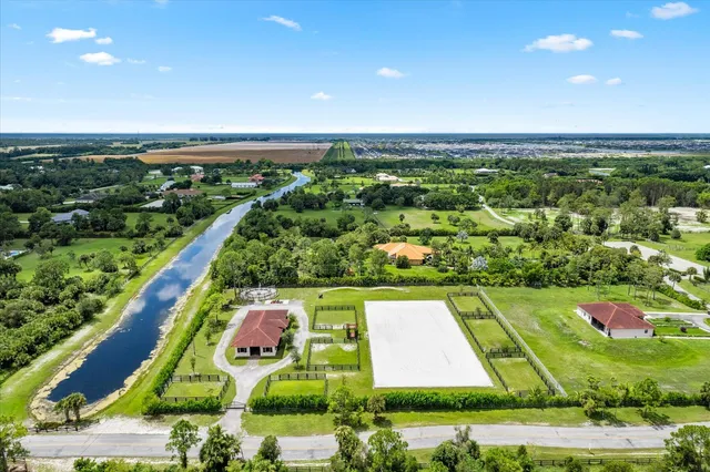 a view of an outdoor space with a lake view