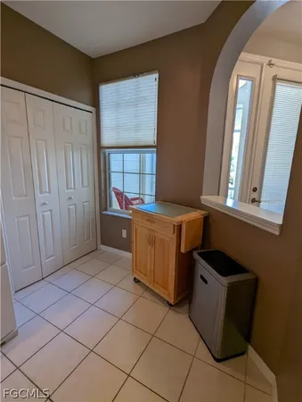 a close view of utility room