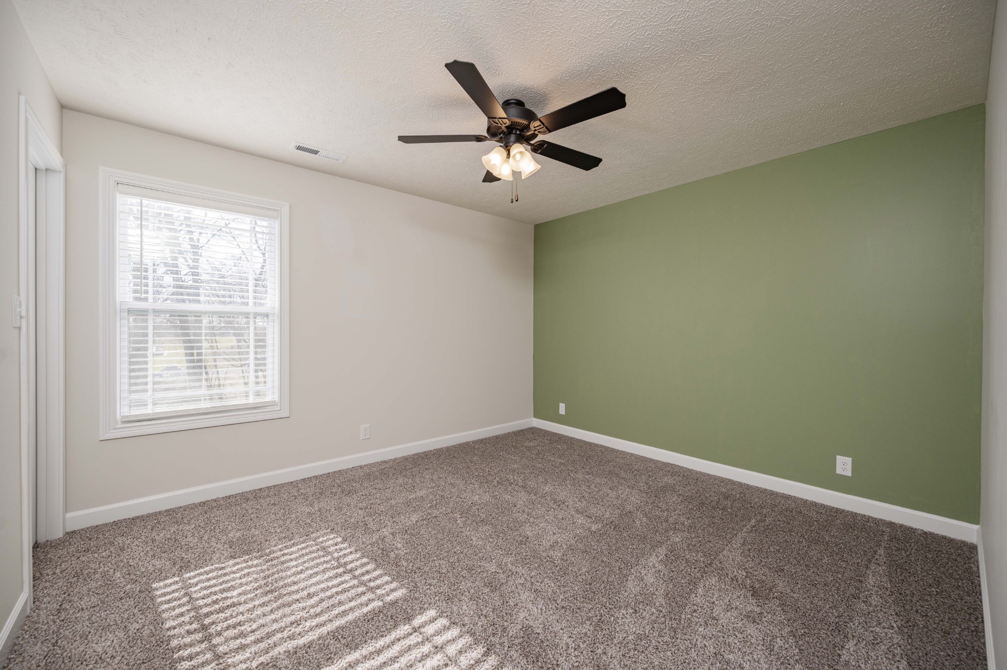 1600 Malone Way Clarksville, TN 37043 - Photo 32 of 39 an empty room with a ceiling fan and windows