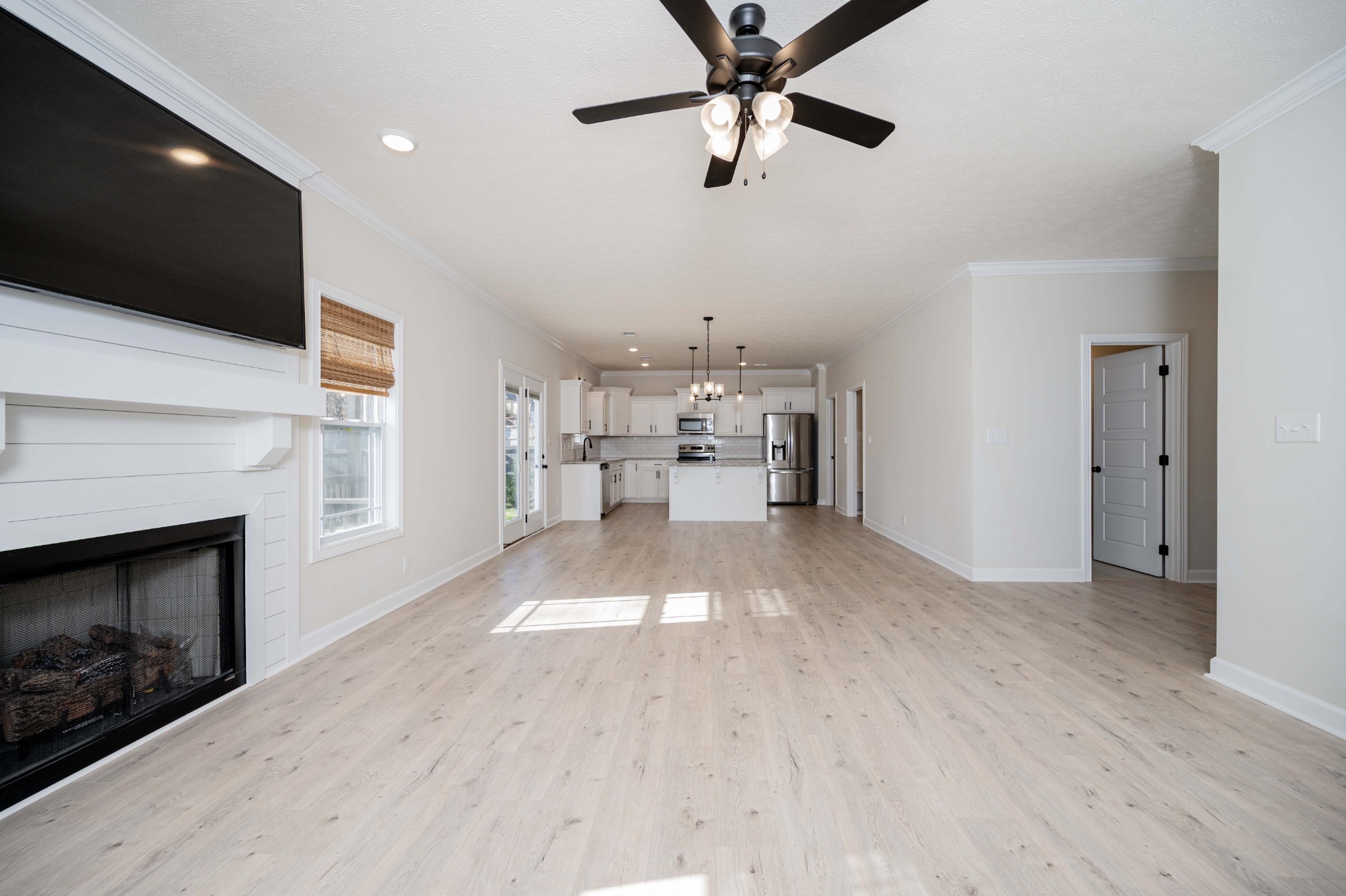 1600 Malone Way Clarksville, TN 37043 - Photo 10 of 39 a view of living room with furniture and a fireplace