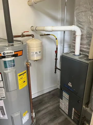 a building with a yard in front of it