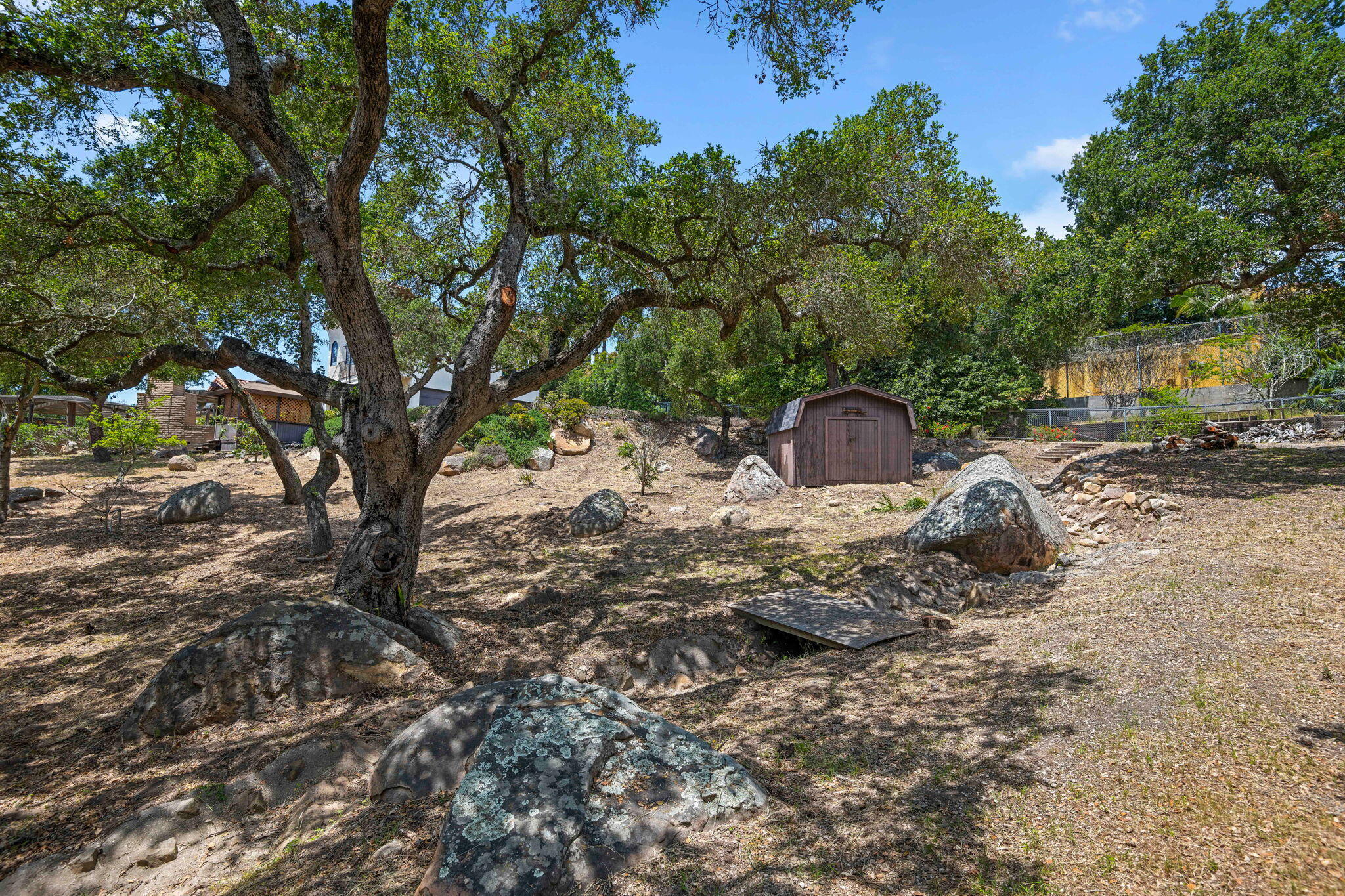 2106 Mt Calvary Road Santa Barbara, CA 93105 - Photo 62 of 66 a backyard of a house with lots of green space