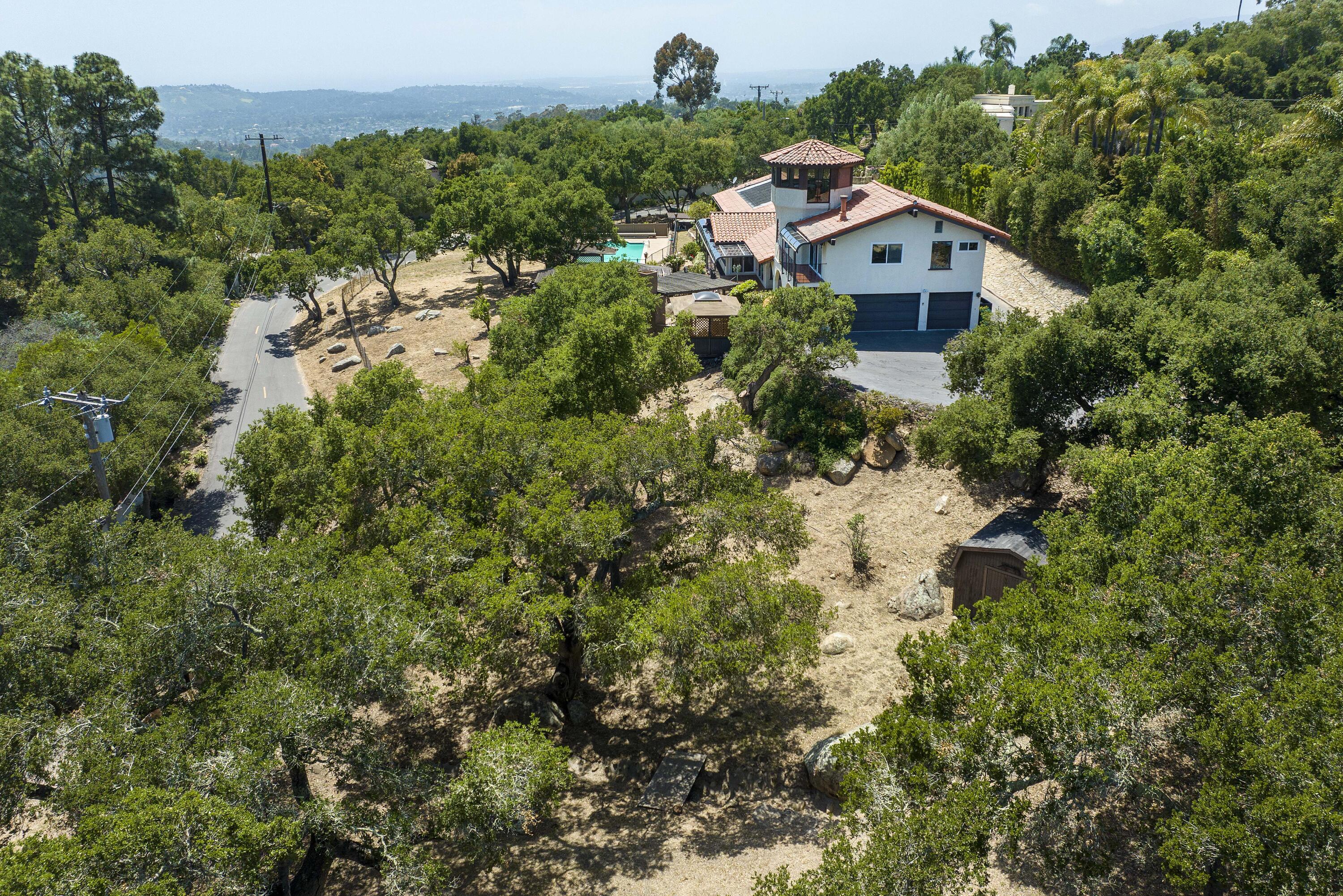 2106 Mt Calvary Road Santa Barbara, CA 93105 - Photo 65 of 66 a view of a house with a yard