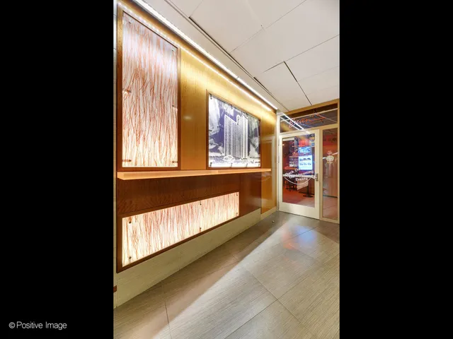 a view of an entryway with a lot of windows