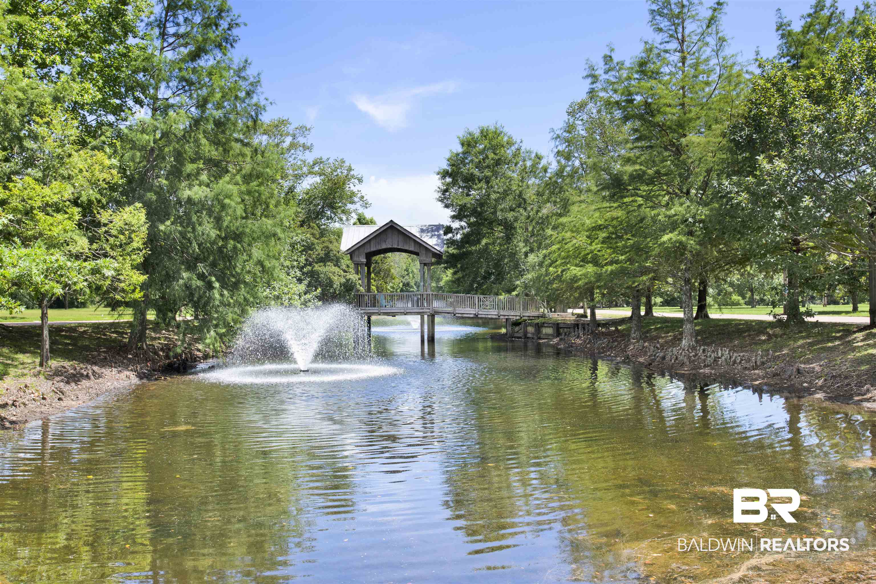 12094 Old Federal Road Magnolia Springs, AL 36555 - Photo 3 of 48 Community Pond