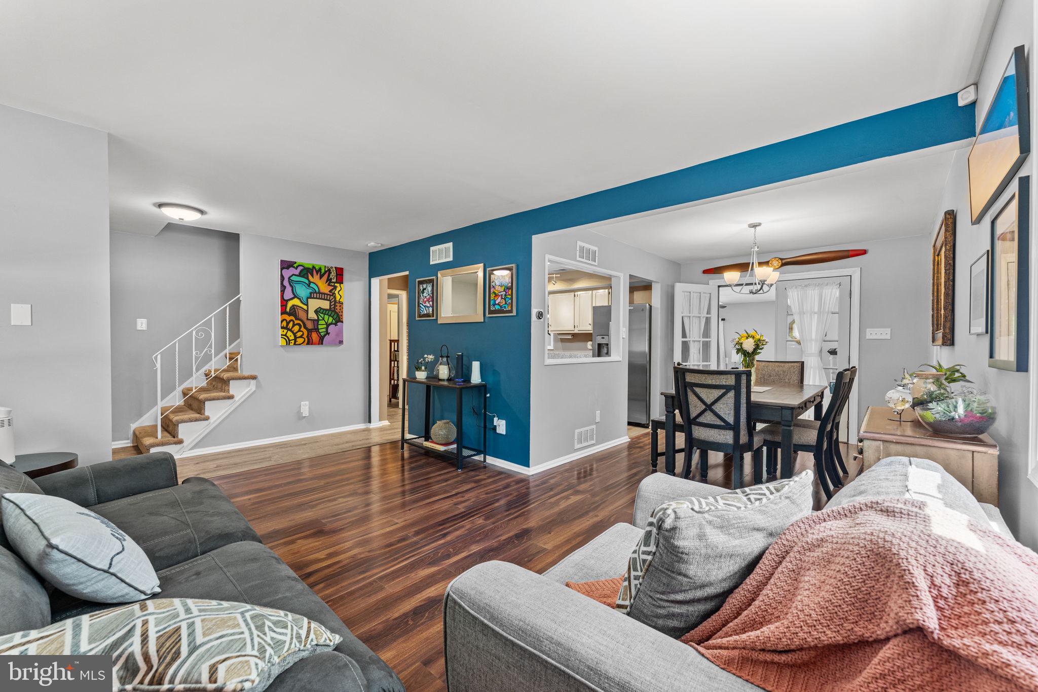 182 Wagon Wheel Road Norristown, PA 19403 - Photo 12 of 44 a living room with furniture and wooden floor