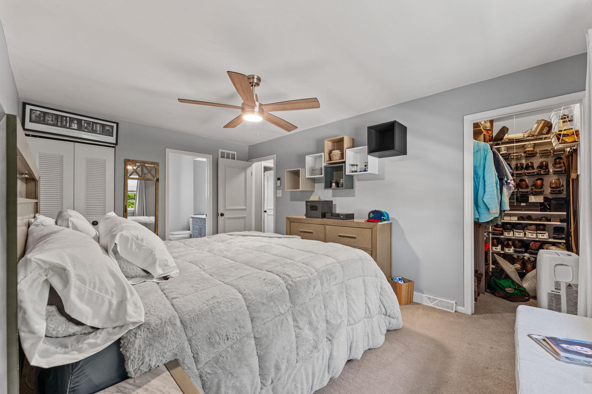 182 Wagon Wheel Road Norristown, PA 19403 - Photo 29 of 44 a bedroom with a bed and walk in closet