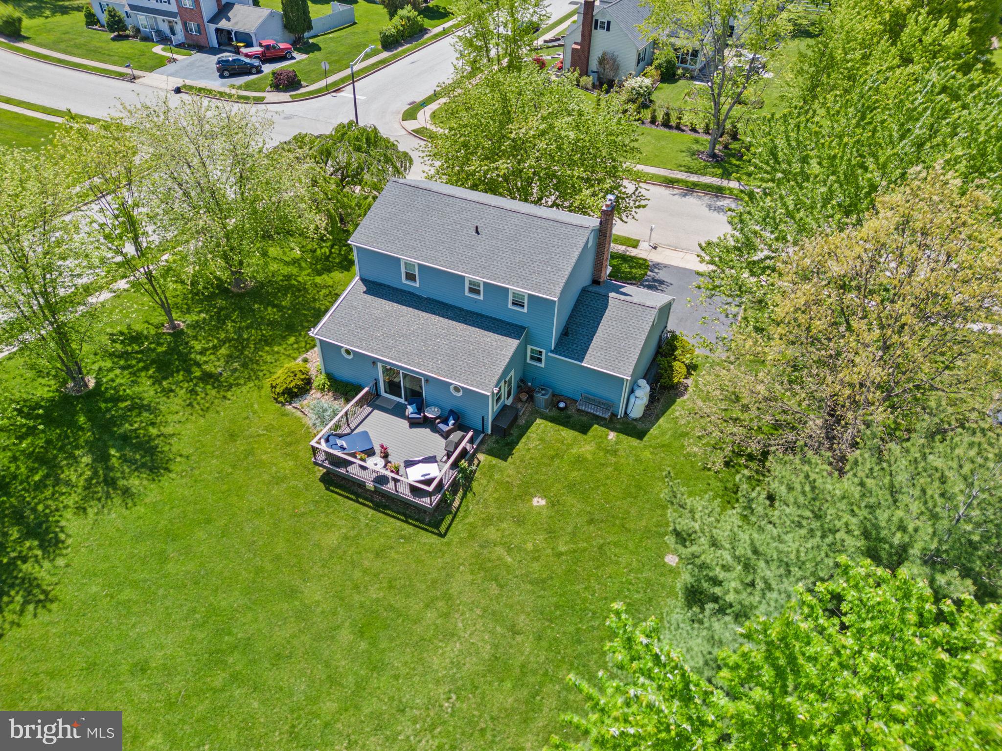 182 Wagon Wheel Road Norristown, PA 19403 - Photo 43 of 44 an aerial view of a house with garden space and street view