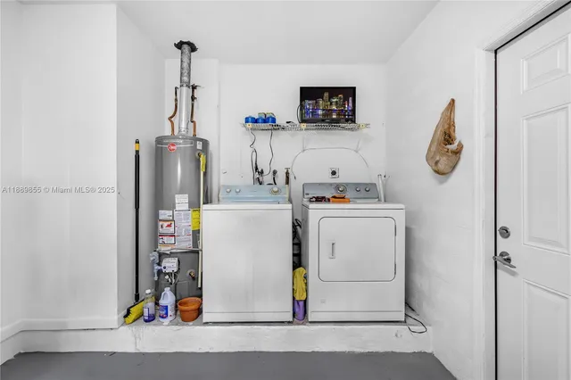 a front view of a house with sitting area