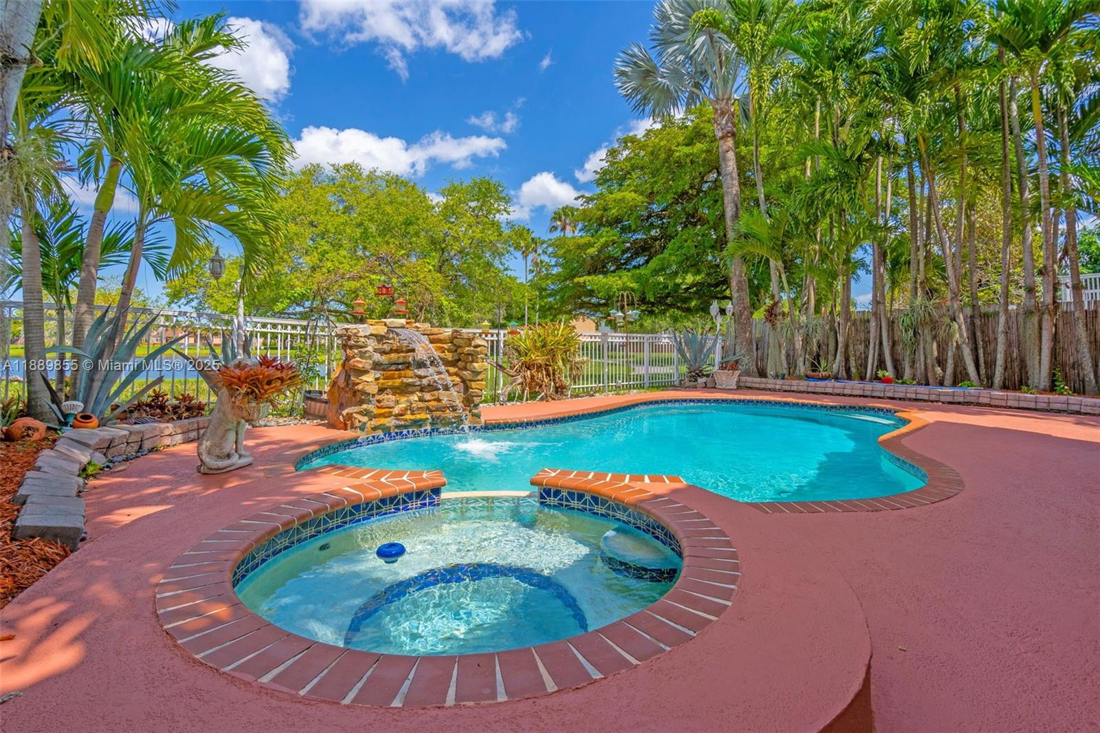 10213 Southwest 156th Avenue Miami, FL 33196 - Photo 19 of 29 a view of a swimming pool with an outdoor space and seating area