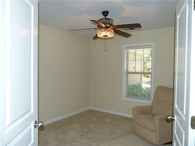 a view of livingroom and window