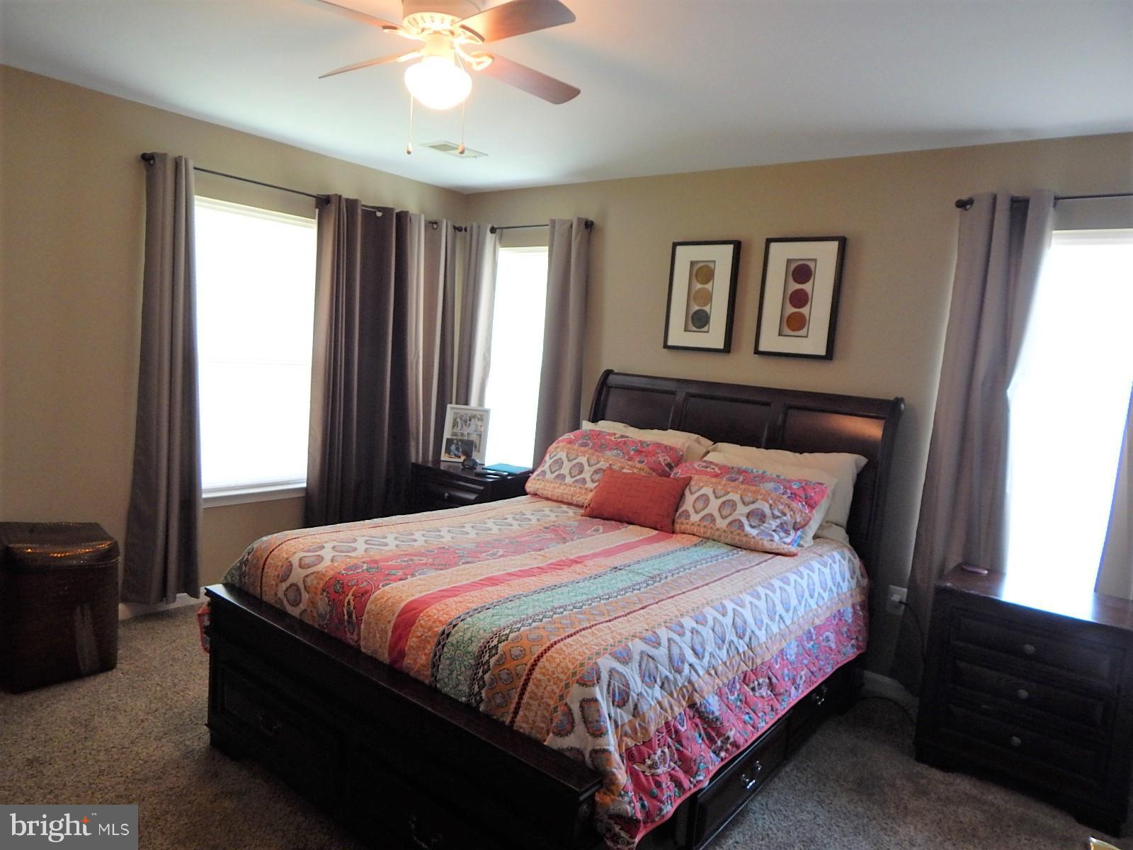 360 Snyder Lane Culpeper, VA 22701 - Photo 10 of 19 a bedroom with a bed and a chandelier