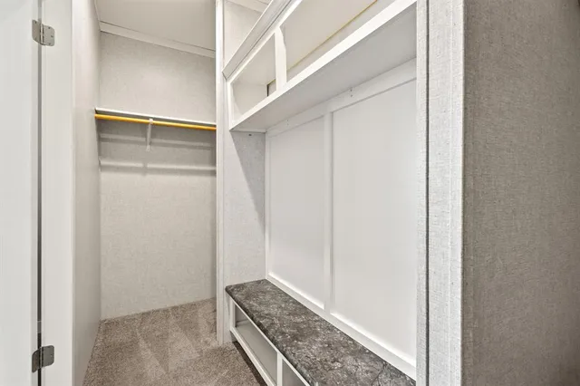 a view of closet area