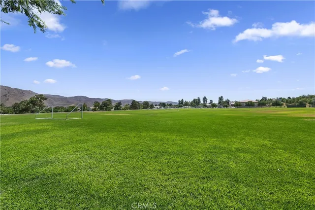 a view of yard with an ocean view