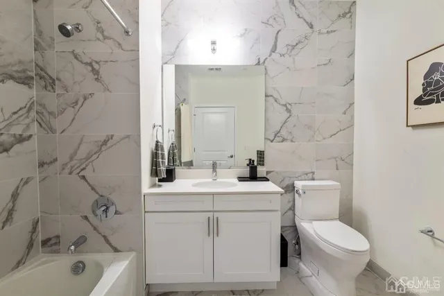 a view of city from a balcony