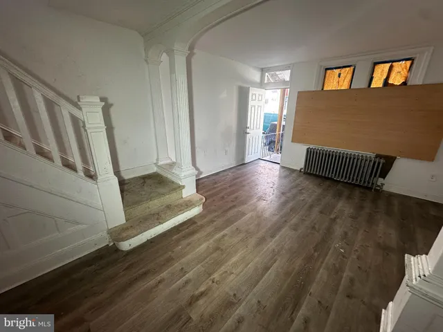 a view of front door