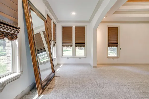 a view of an front door