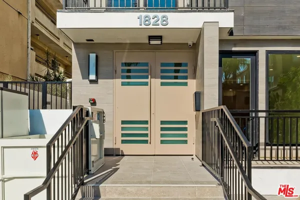 a view of front door and deck