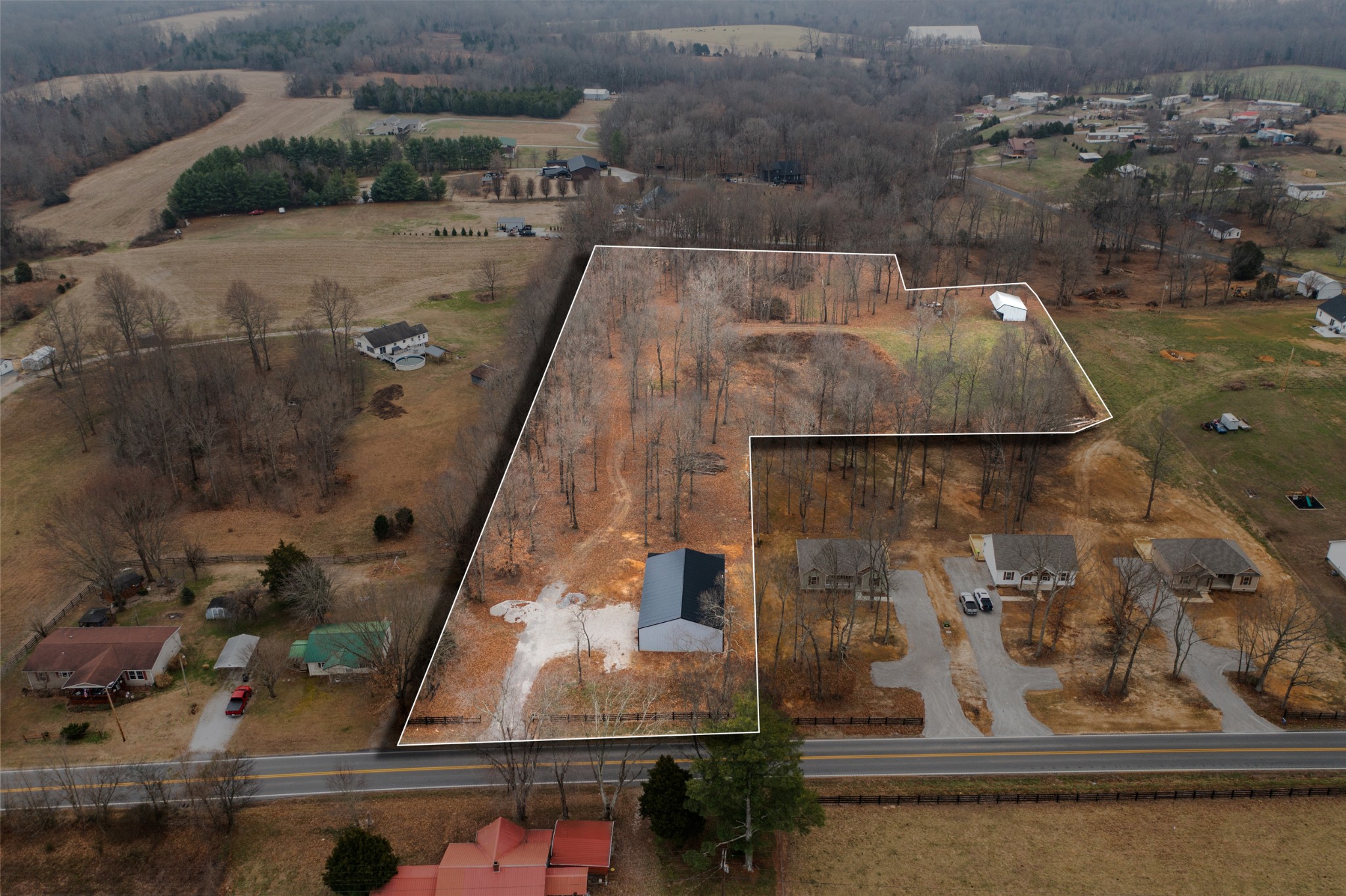11875 Franklin Road Franklin, KY 42134 - Photo 2 of 21 an aerial view of a residential houses with outdoor space