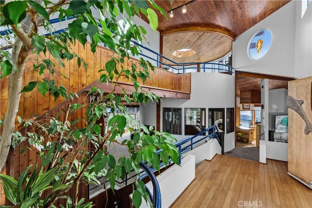 a living room with a flat screen tv