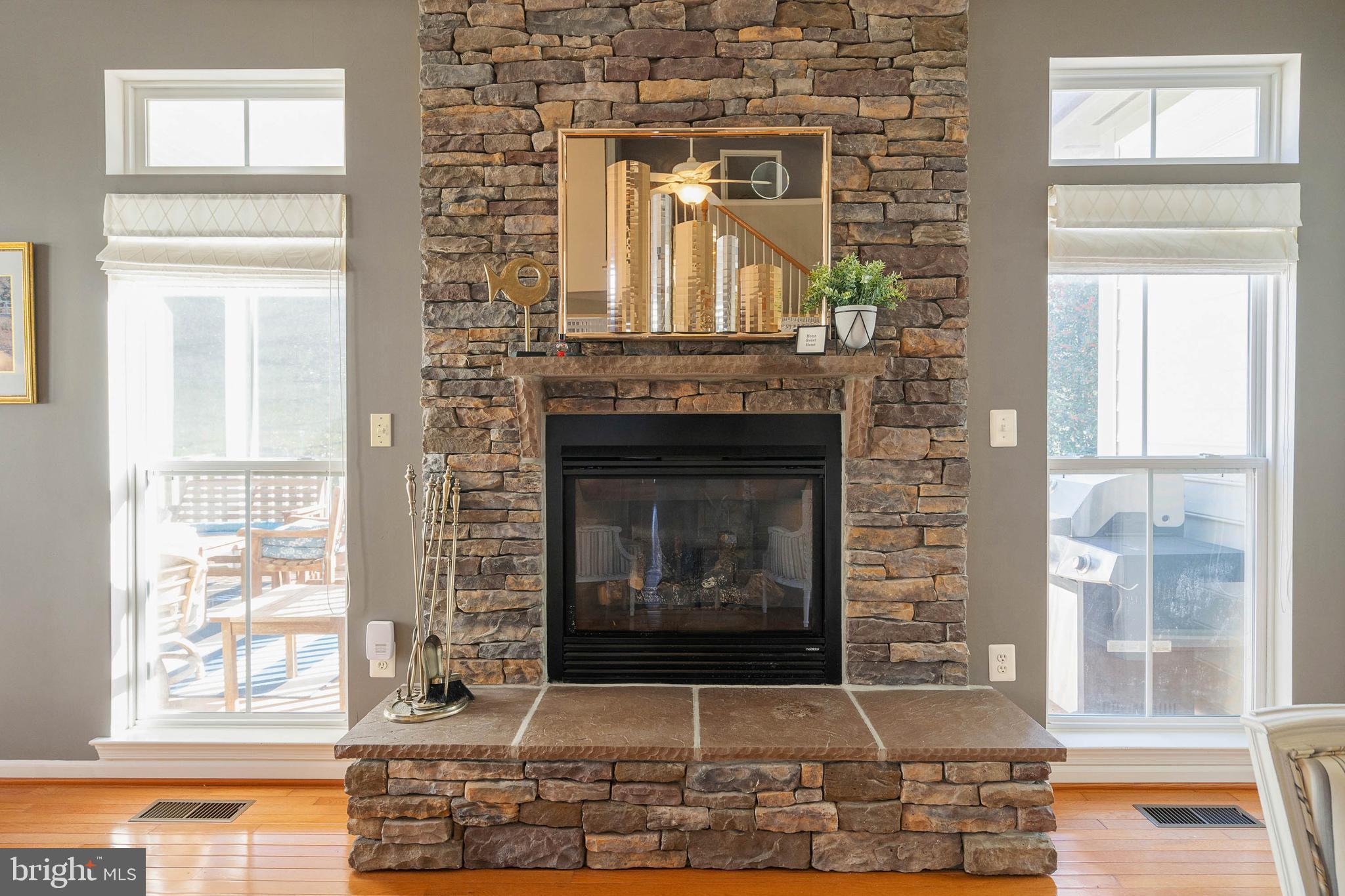31823 Skimmer Road Ocean View, DE 19970 - Photo 20 of 52 Raised stone Fireplace