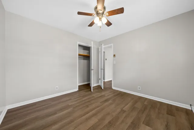 wooden floor in an empty room