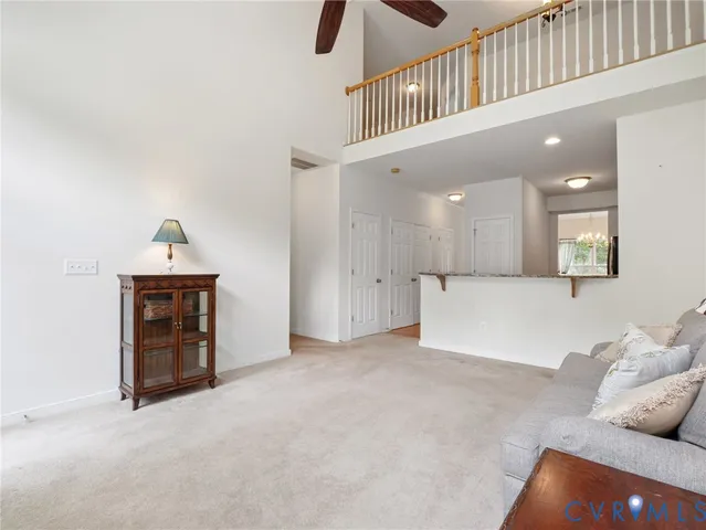 a view of an empty room and window in a room