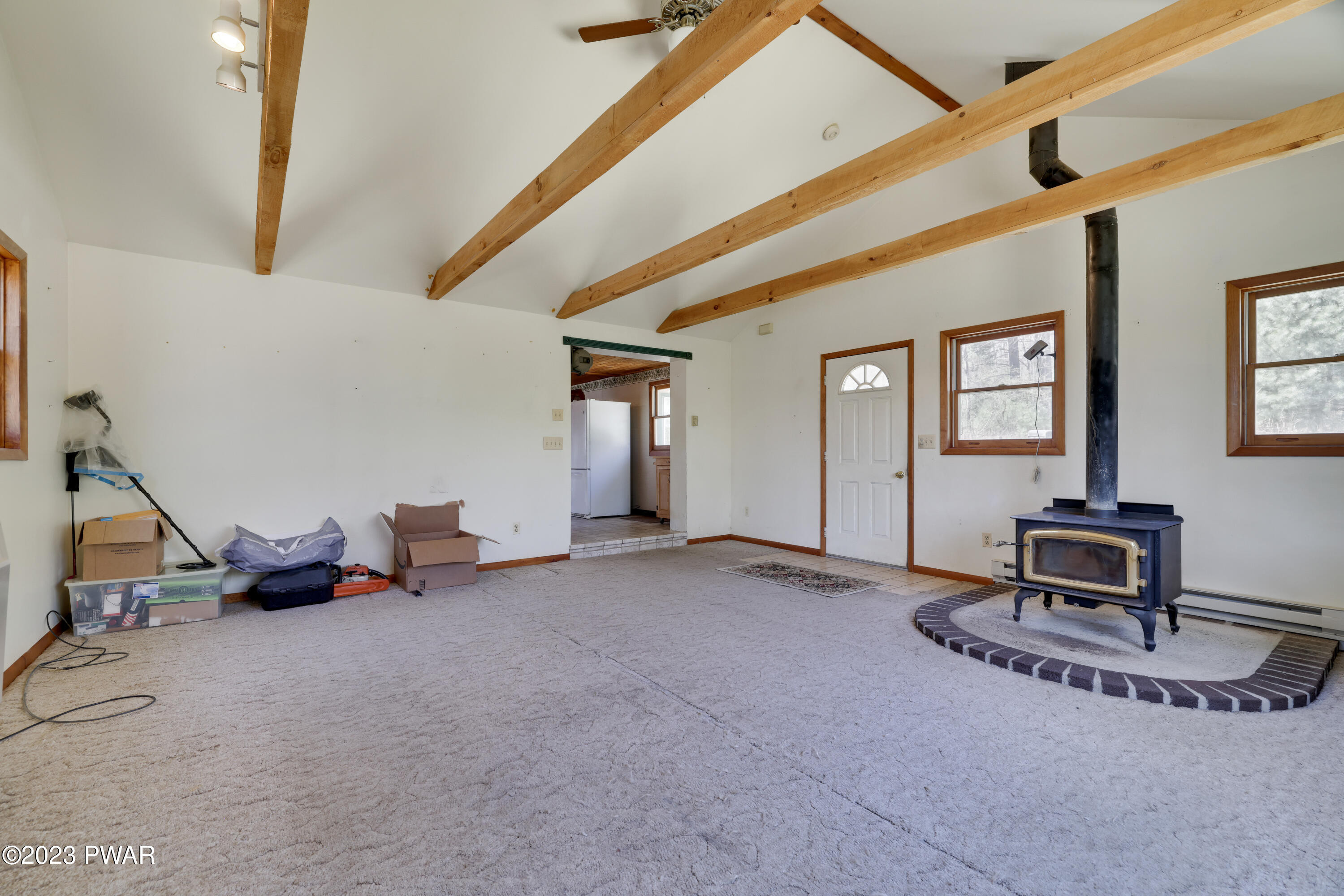 126 Meadow Ridge Acres Road Milford, PA 18337 - Photo 7 of 33 High Vaulted Ceilings Living Room
