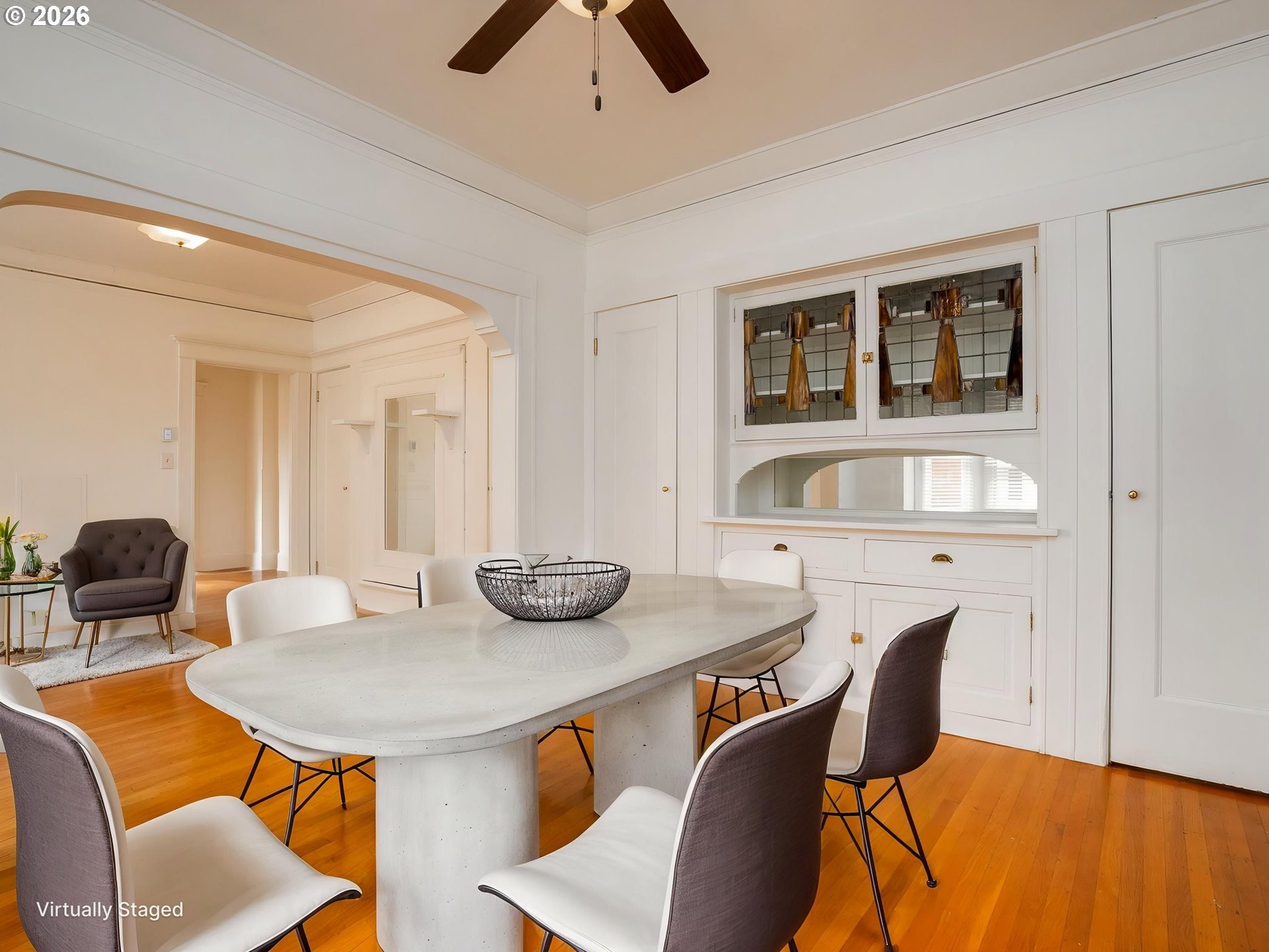 2083 Northwest Johnson Street, Unit 41 Portland, OR 97209 - Photo 7 of 25 a view of a dining room with furniture and wooden floor