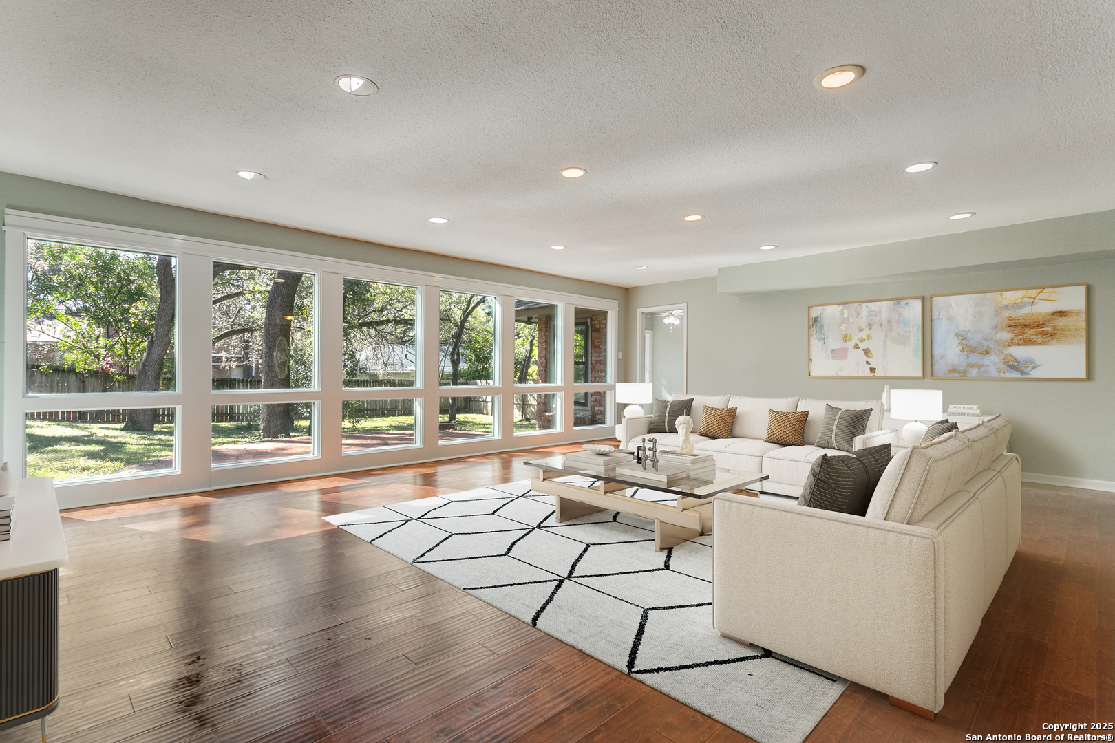 11410 Whisper Moss Street San Antonio, TX 78230 - Photo 5 of 44 a living room with furniture and a large window