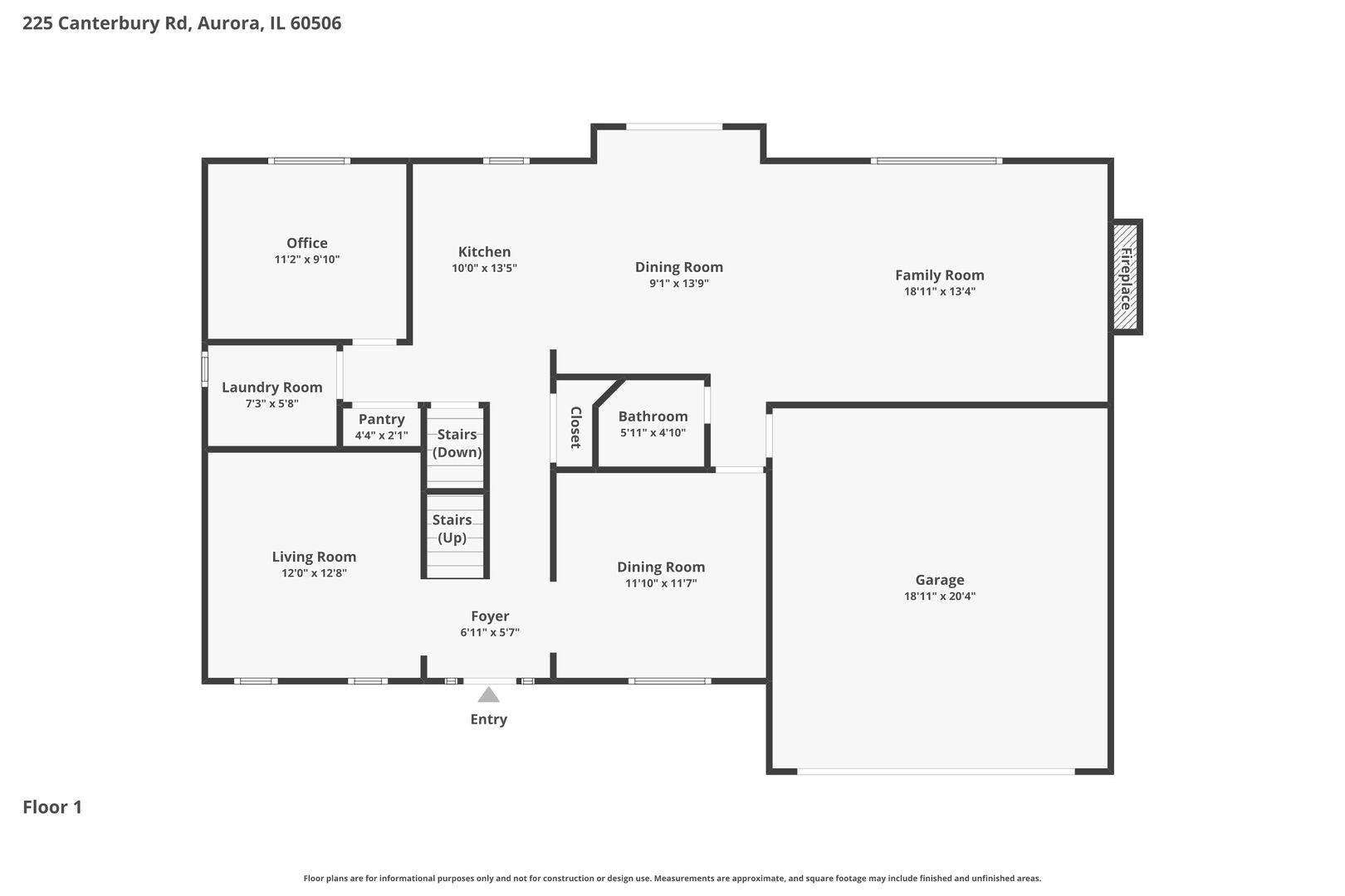 225 North Canterbury Road Aurora, IL 60506 - Photo 41 of 42 a picture of a refrigerator in a white refrigerator
