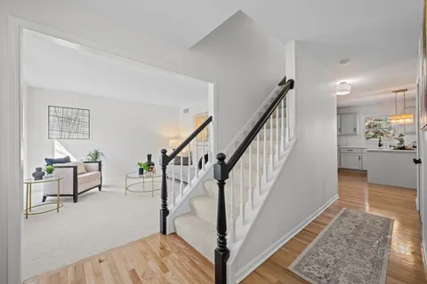 a view of entryway and hall