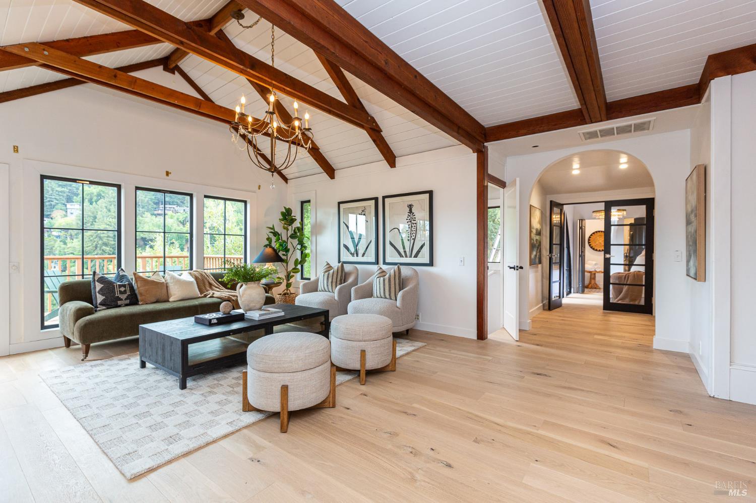 63-65 Bay Road Fairfax, CA 94930 - Photo 1 of 1 a living room with furniture and wooden floor