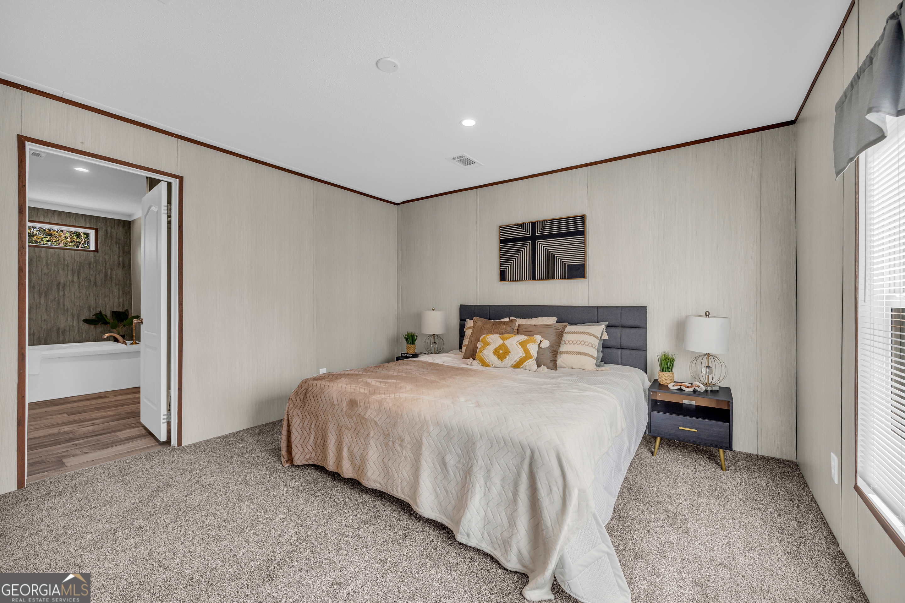 31 Dons Court Royston, GA 30662 - Photo 12 of 51 a bedroom with a bed and a view of bathroom