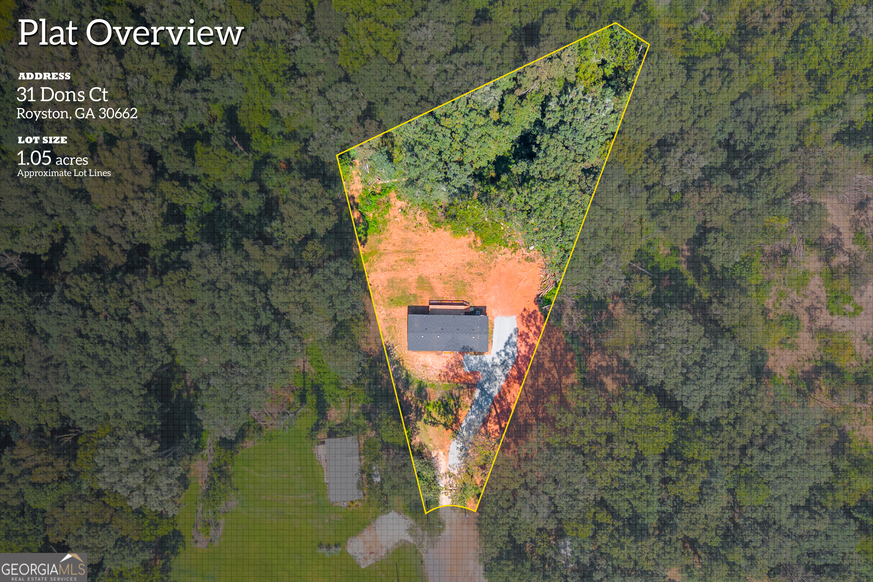 31 Dons Court Royston, GA 30662 - Photo 38 of 51 a view of a yard with plants and a bench