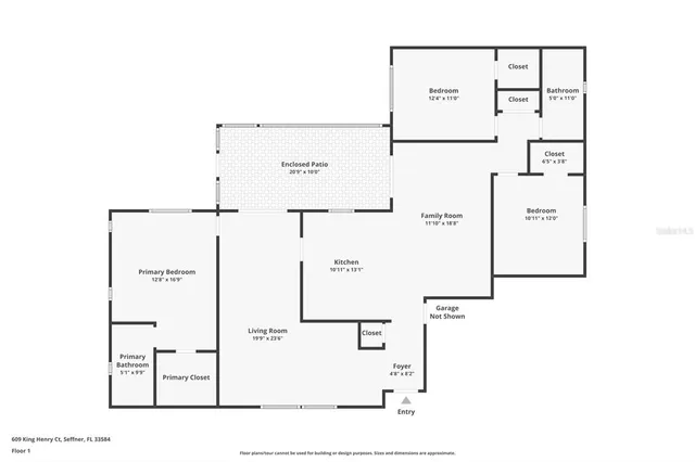 $369,900 | 609 King Henry Court, Seffner, FL 33584
