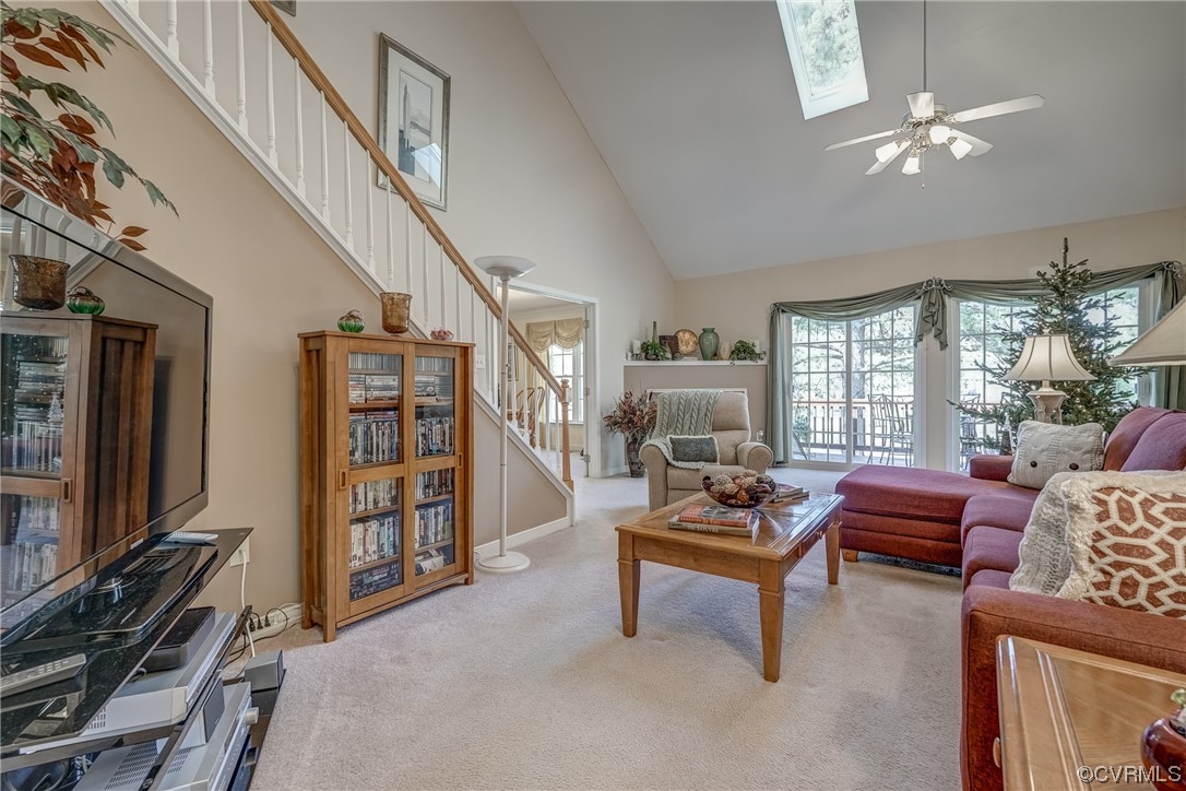 1402 Quiet Lake Loop Midlothian, VA 23114 - Photo 20 of 50 a living room with furniture and a flat screen tv