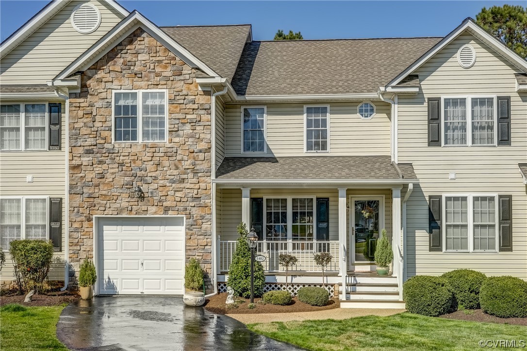 1402 Quiet Lake Loop Midlothian, VA 23114 - Photo 3 of 50 a view of a house with backyard and garden