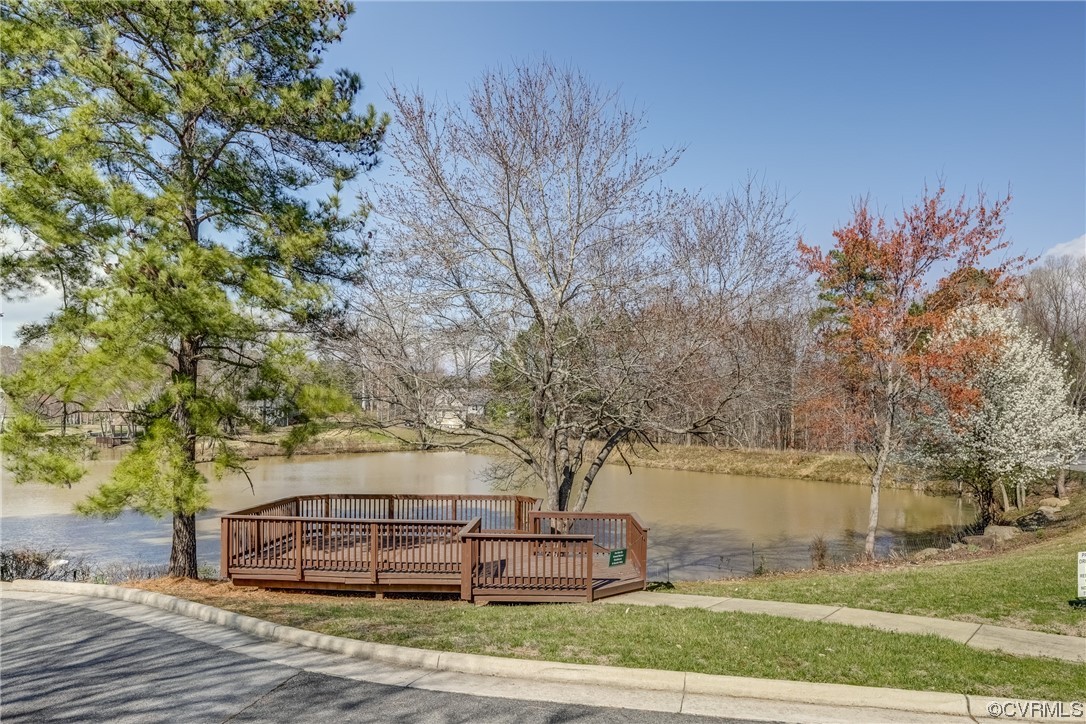 1402 Quiet Lake Loop Midlothian, VA 23114 - Photo 50 of 50 a view of a yard in front of a house with large trees