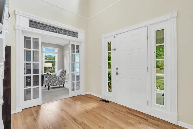 wooden floor in an empty room