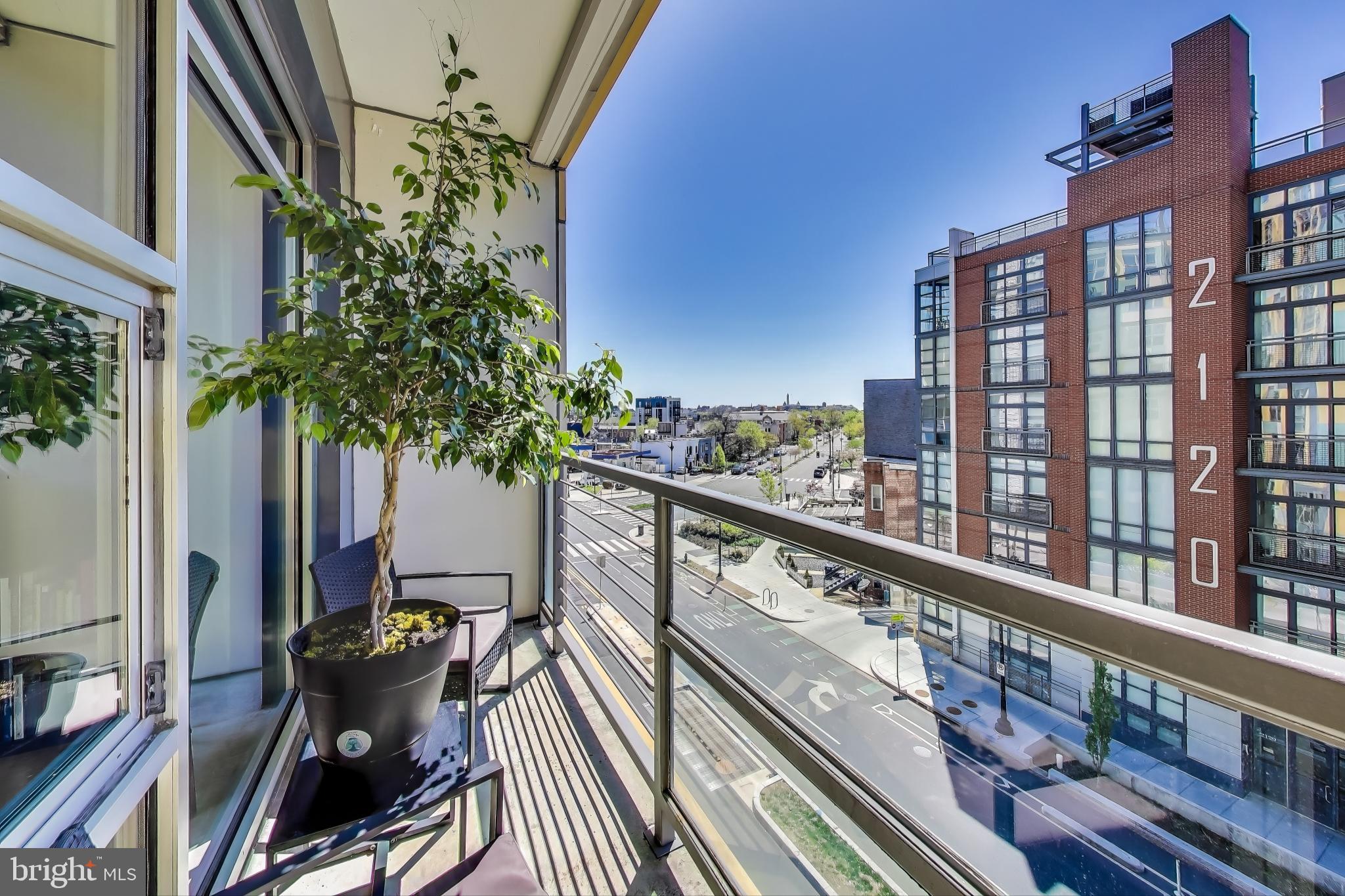 929 Florida Avenue Northwest, Unit 4008 Washington, DC 20001 - Photo 17 of 33 a view of balcony with furniture