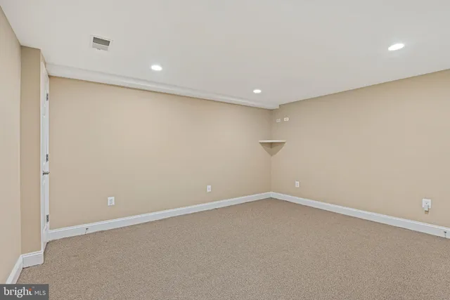 a close view of a sink and washer dryer