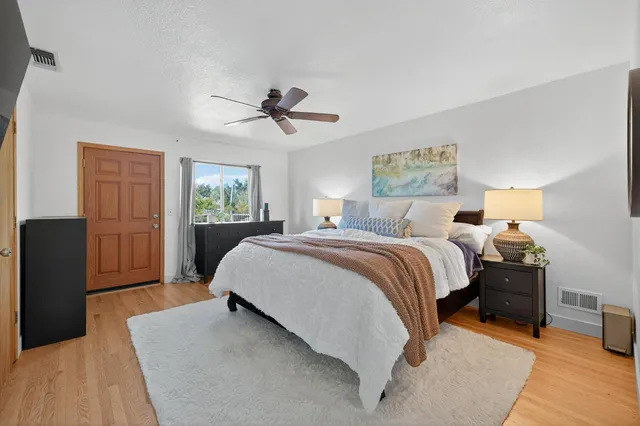 a view of a balcony with lake view and a ocean view