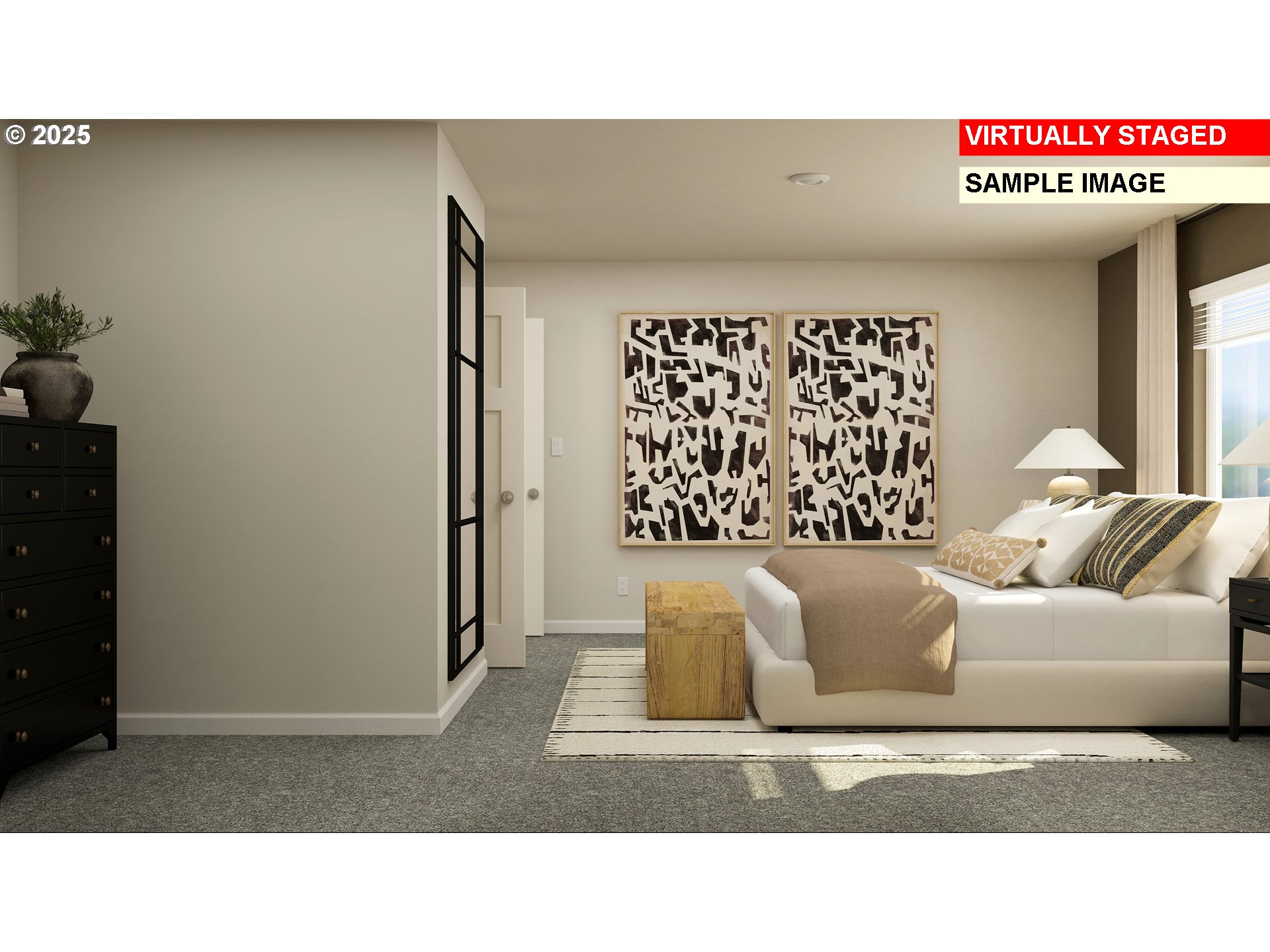 33363 Southwest Rokin Way Scappoose, OR 97056 - Photo 10 of 29 a black and white photo of a couch