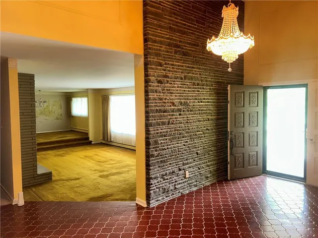 a view of a bathroom with a shower