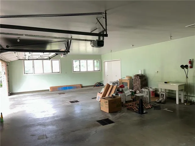 a view of park with trees