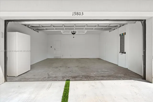 a view of a livingroom with a flat screen tv