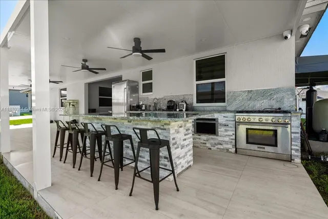 a view of a house with a swimming pool