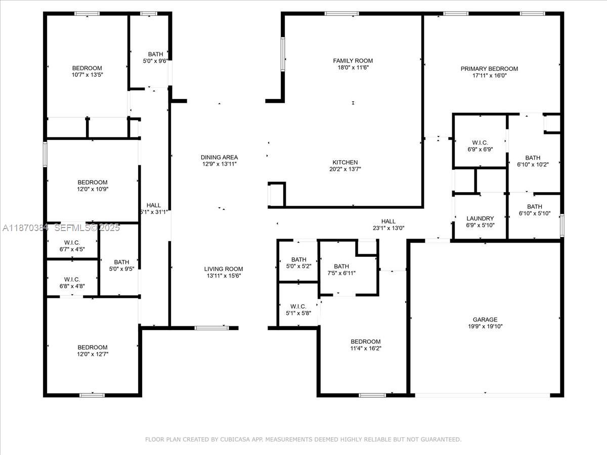 19803 Southwest 321st Street Homestead, FL 33030 - Photo 48 of 48 a picture of a floor plan